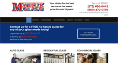 Desktop Screenshot of maverickglass.net
